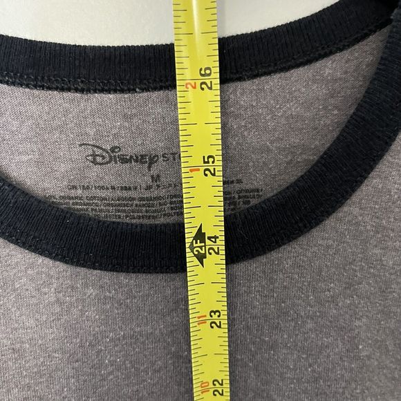 Mickey Mouse Mens Graphic Disney T Shirt Gray Short Sleeve Medium Spell Out VGC - Picture 9 of 9